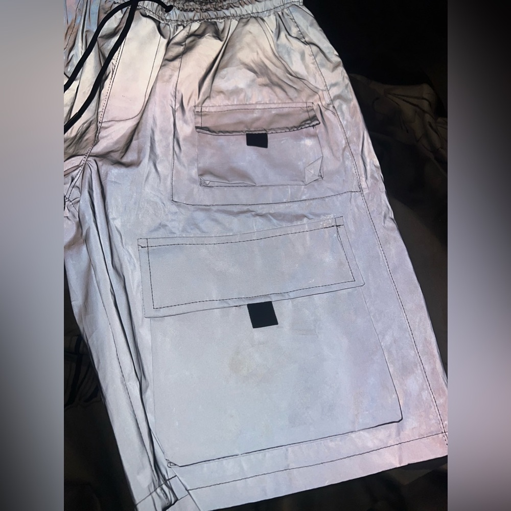 Two Toned Reflection Multi Cargo Pockets - image 2